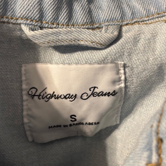 HighwayJean Two-Tone Denim and Plaid Jacket size small NWT - Picture 4 of 8